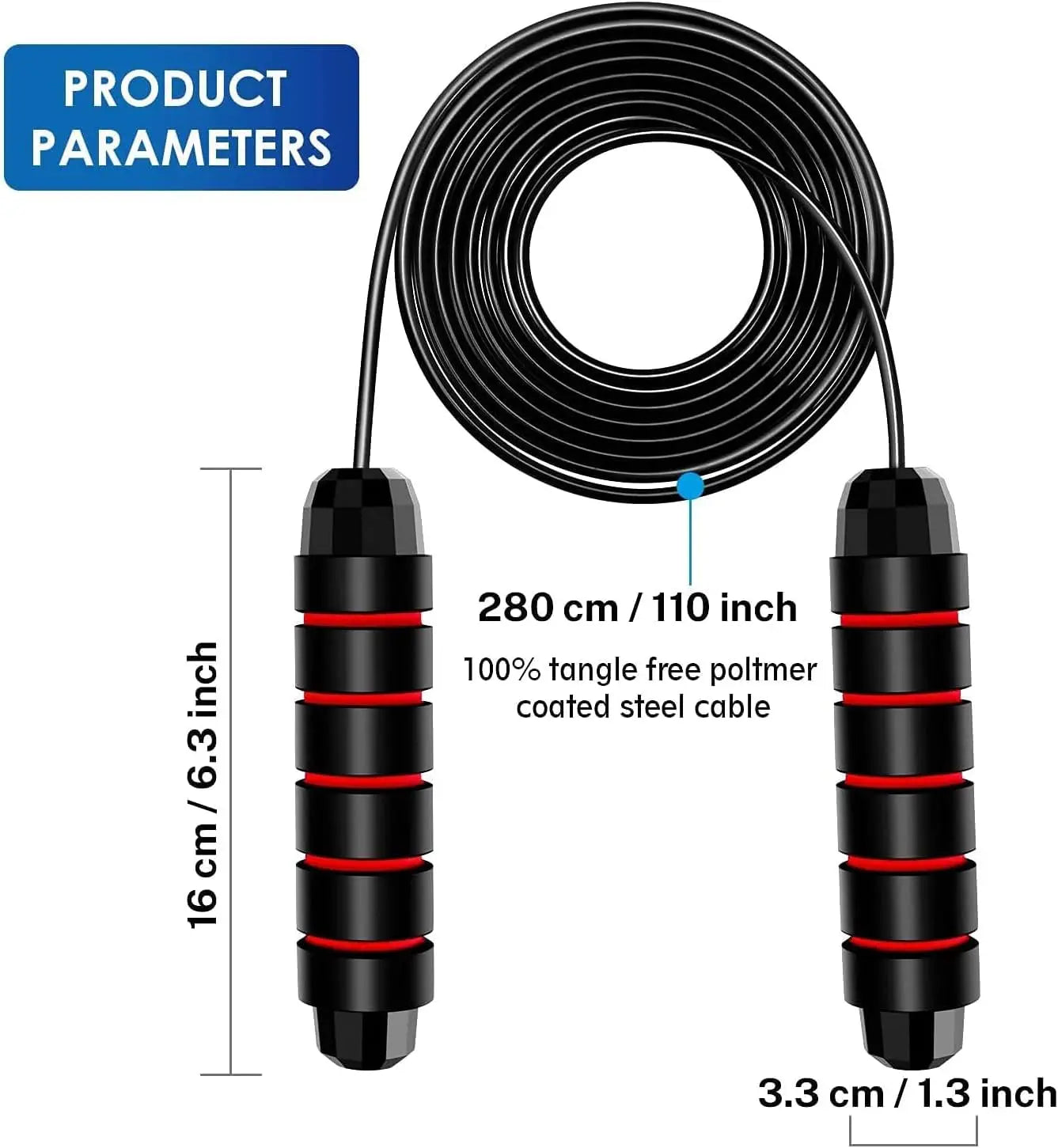 Adjustable jumprope